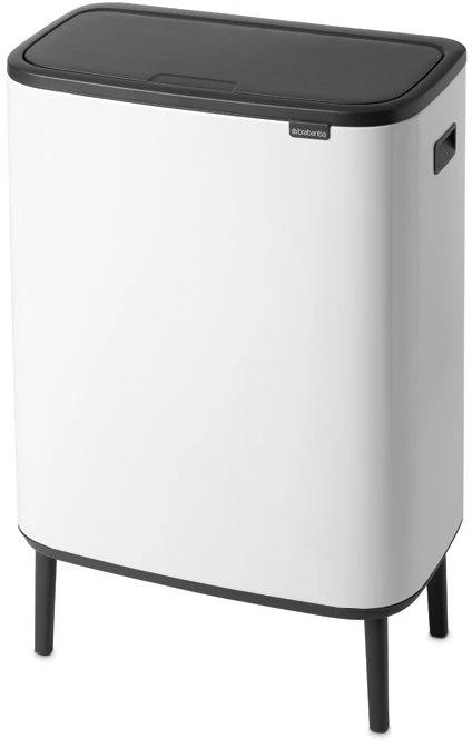 Brabantia atkritumu tvertne Bo Touch Hi, 2x30l, balta
