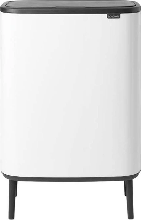 Brabantia atkritumu tvertne Bo Touch Hi, 2x30l, balta