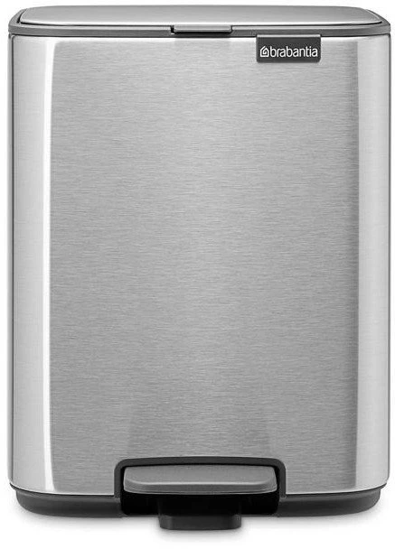 Brabantia atkritumu tvertne ar pedāli Bo, 7l, matt steel FPP