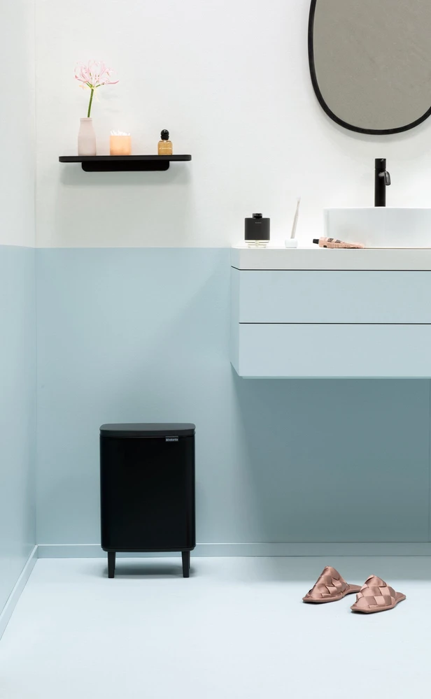 Brabantia Šiukšlių dėžė, Bo Hi 12L - Matt Juodas