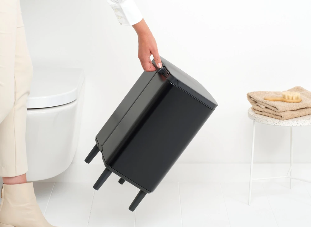 Brabantia Šiukšlių dėžė, Bo Hi 12L - Matt Juodas