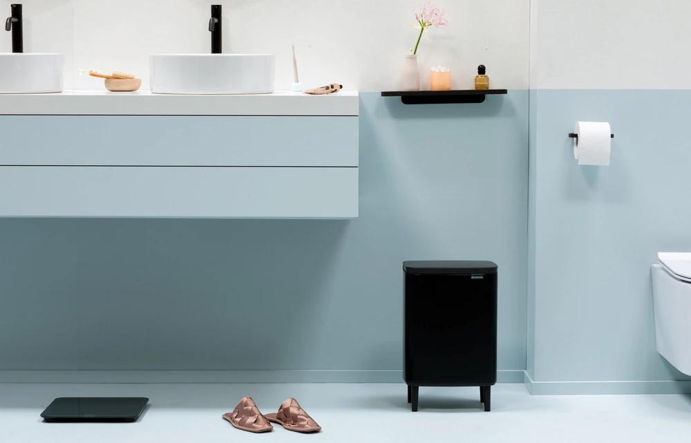 Brabantia Šiukšlių dėžė, Bo Hi 12L - Matt Juodas