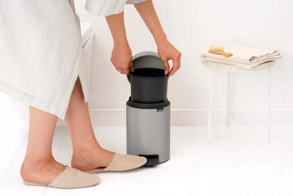 Brabantia Treteimer Newicon 3,0 L soft pilkas