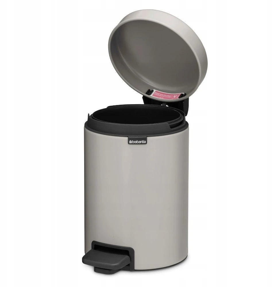 Brabantia Treteimer Newicon 3,0 L soft pilkas
