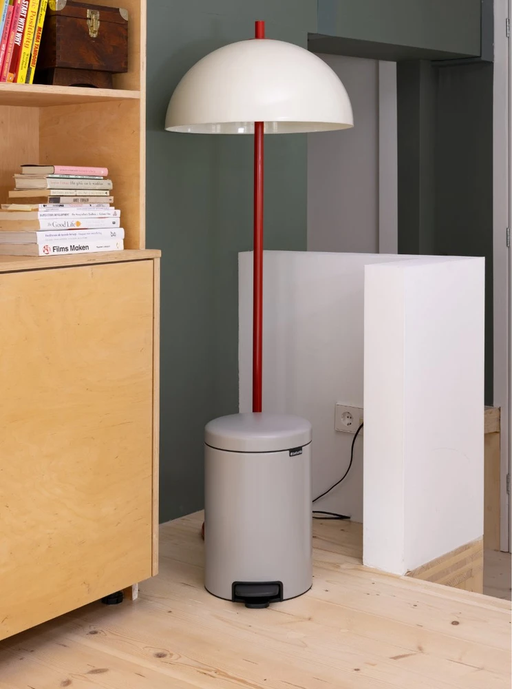 Brabantia atkritumu tvertne ar pedāli NewIcon, 12l, soft pilkas