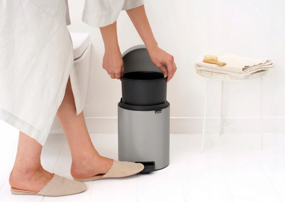 Brabantia Treteimer Newicon 5,0 L soft pilkas