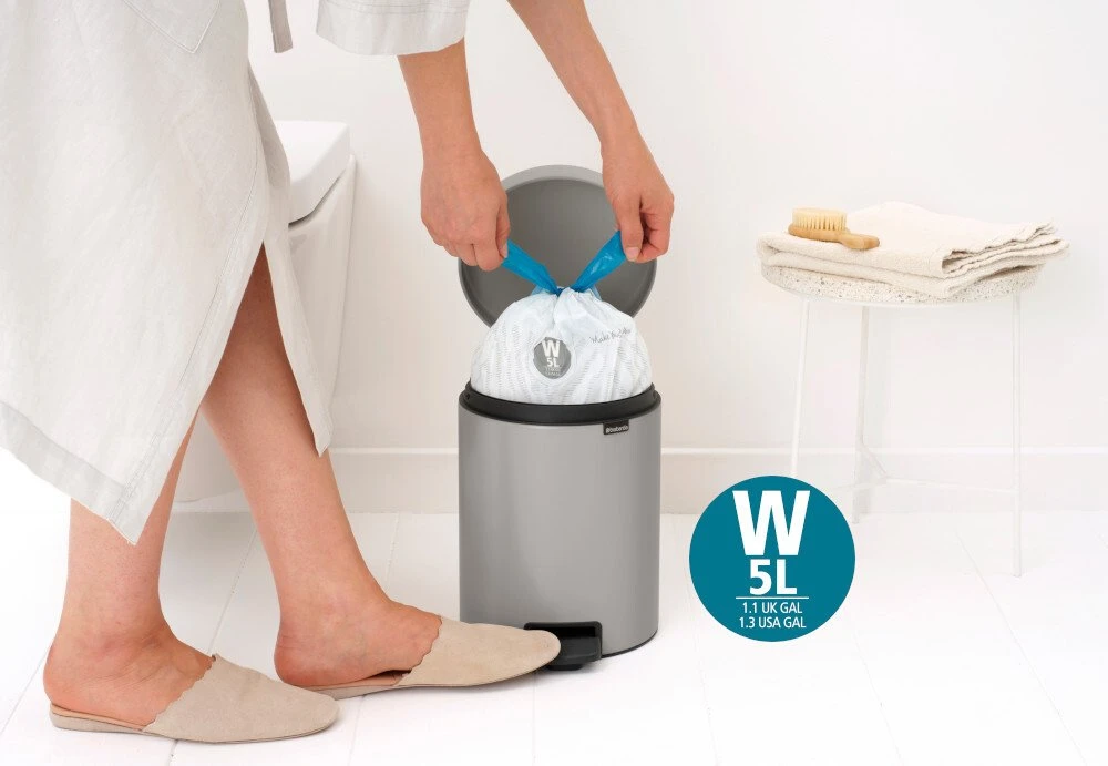 Brabantia Treteimer Newicon 5,0 L soft pilkas