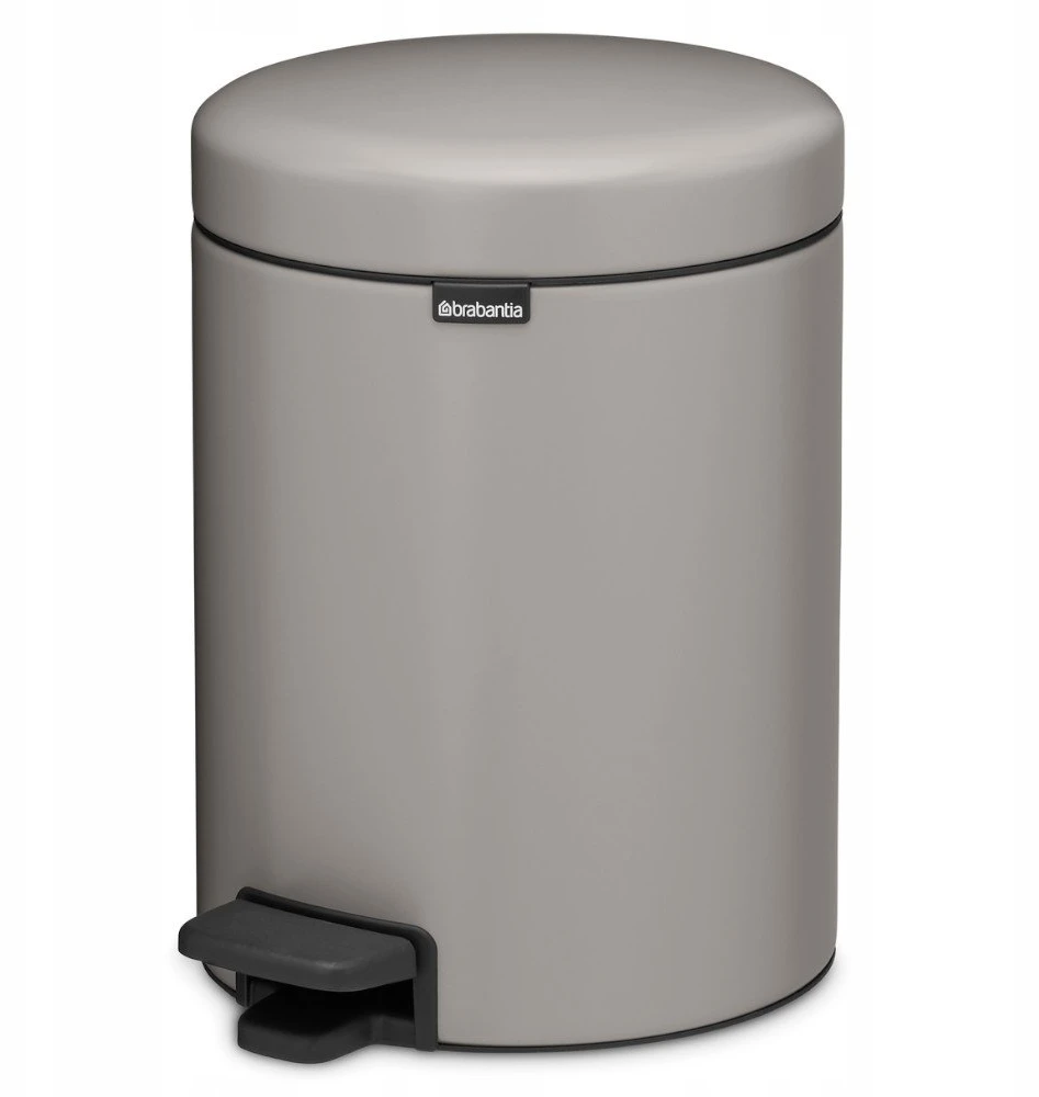 BRABANTIA atkritumu tvertne ar pedāli NewIcon 5 l Soft Pilkas