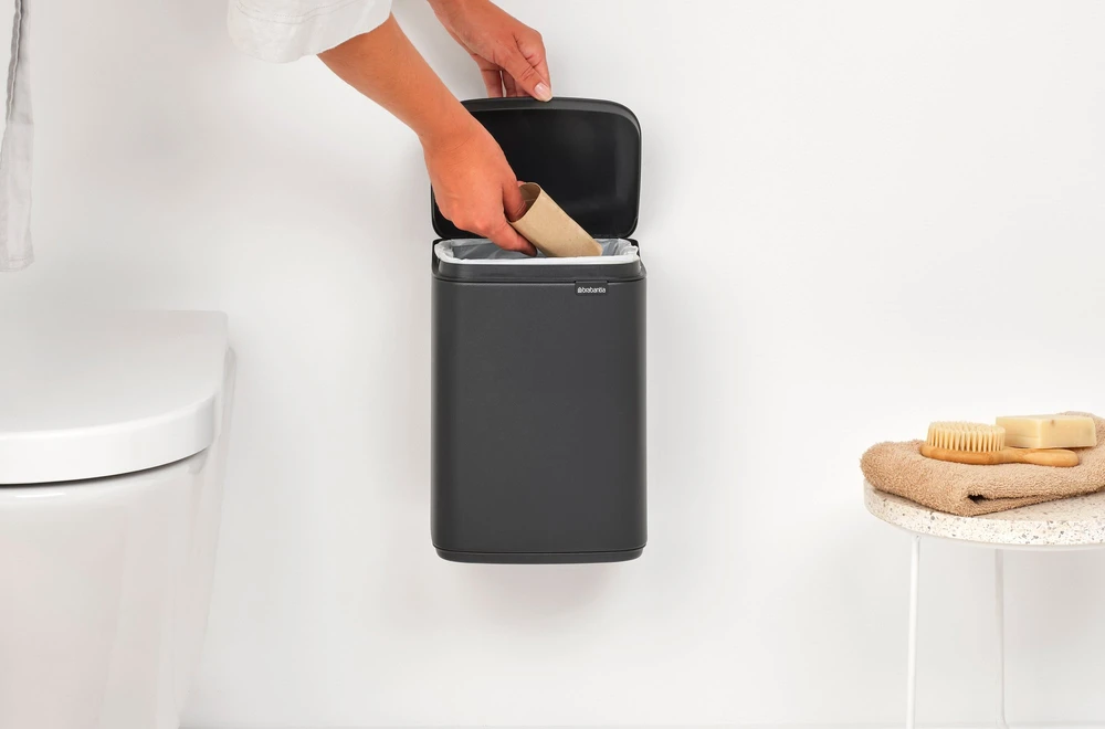Brabantia šiukšliadėžė Bo, 4 l, mineralinė, bekvapė