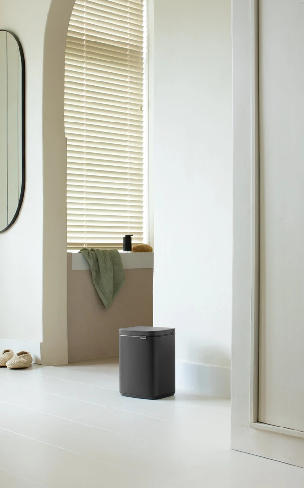 Brabantia šiukšliadėžė Bo, 4 l, mineralinė, bekvapė