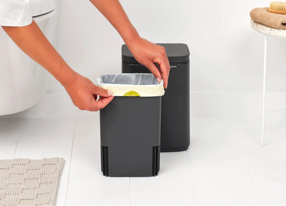Brabantia šiukšliadėžė Bo, 4 l, mineralinė, bekvapė