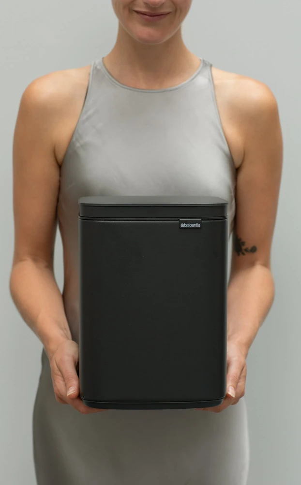 Brabantia šiukšliadėžė Bo, 4 l, mineralinė, bekvapė