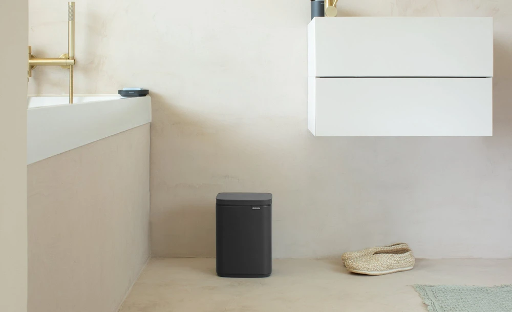 Brabantia šiukšliadėžė Bo, 4 l, mineralinė, bekvapė