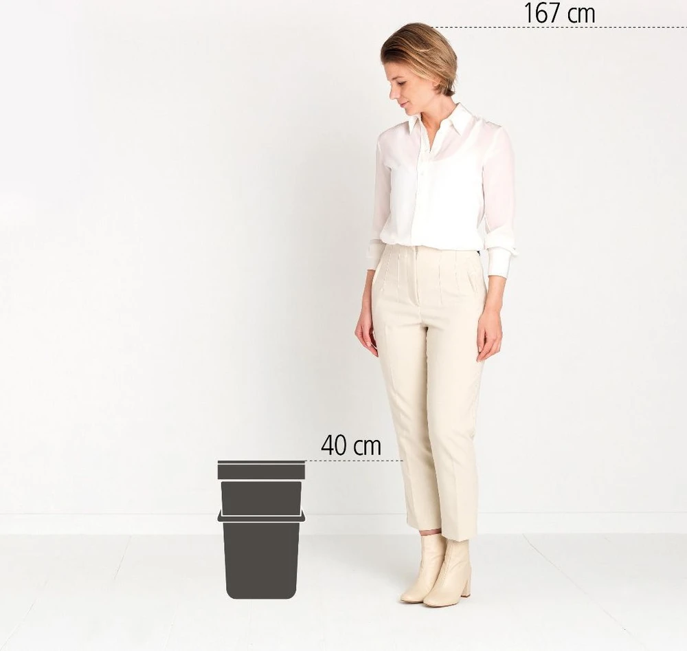 Brabantia „Rūšiuok ir eik“, 220 mm, 279 mm, 401 mm, 1kg, Belgija