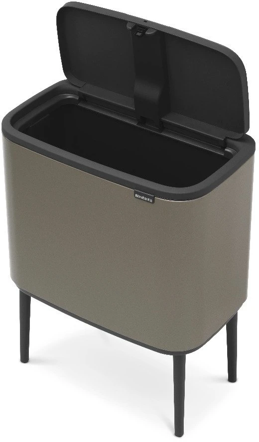 Šiukšlių dėžė Brabantia Bo Touch, 36 l, platinos spalvos