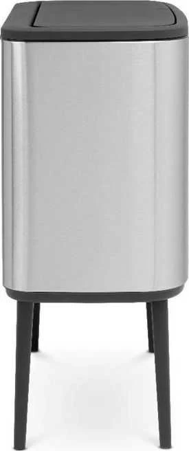 Šiukšlių dėžė Brabantia Bo Touch, 11+23 l, Matinio plieno spalvos