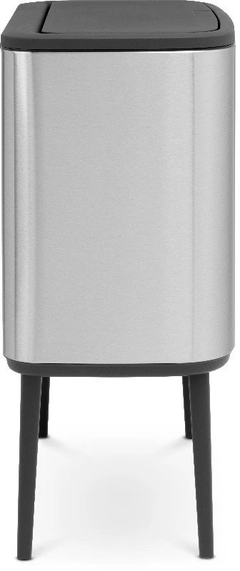Šiukšlių dėžė Brabantia Bo Touch, 11+23 l, Matinio plieno spalvos