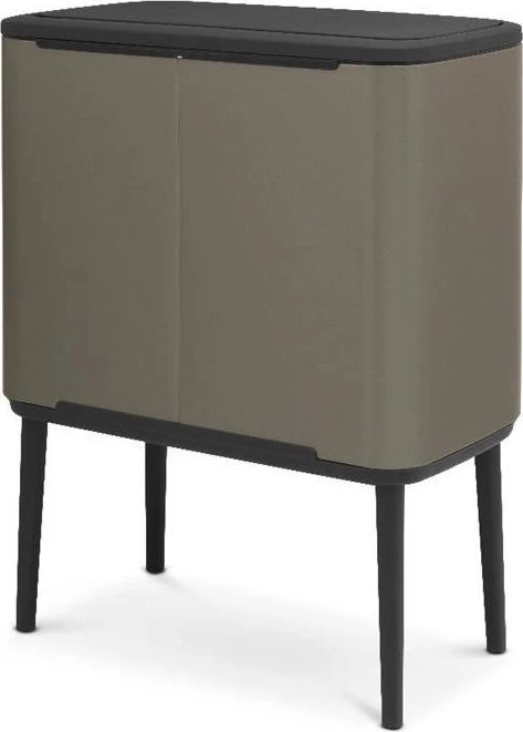 Šiukšlių dėžė Brabantia Bo Touch, 36 l, platinos spalvos
