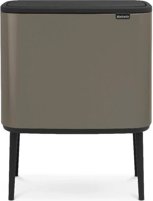 Šiukšlių dėžė Brabantia Bo Touch, 36 l, platinos spalvos