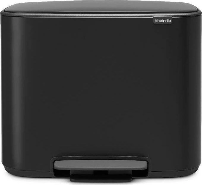 Brabantia Šiukšlių dėžė su pedalu, Bo 3x11L - Platinum