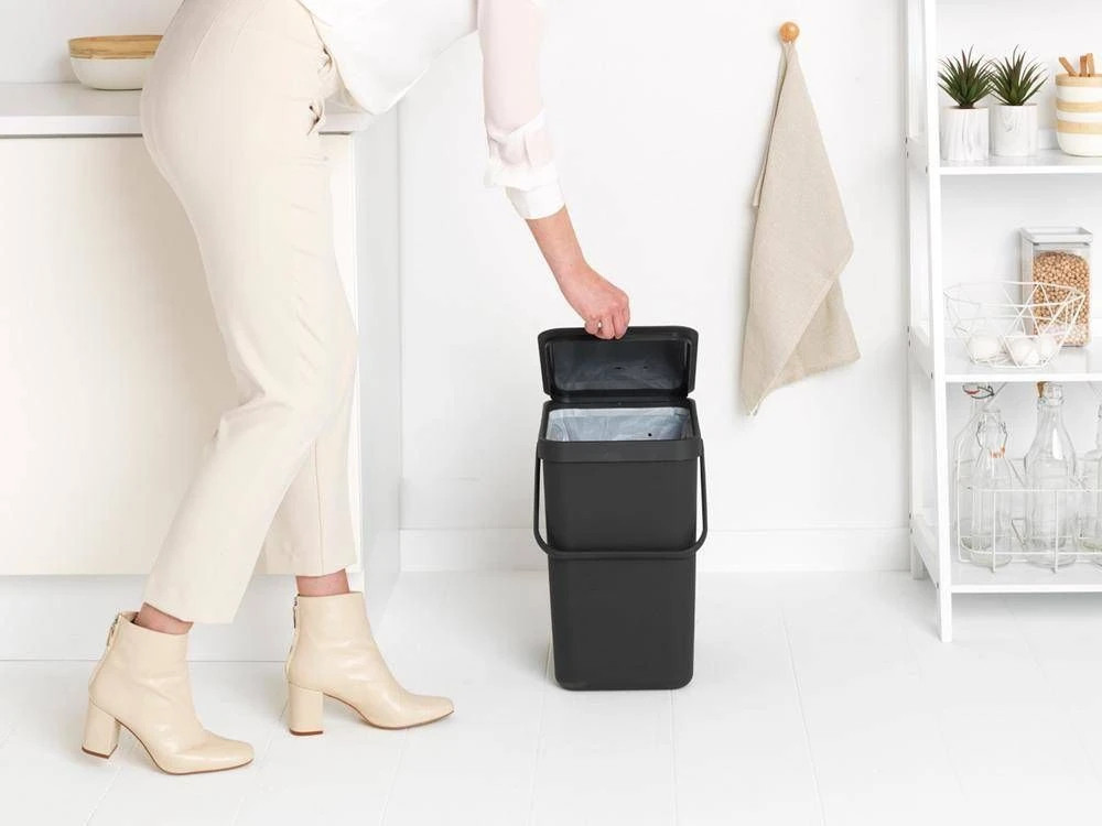 Brabantia Sort & Go talpykla 25 l tamsiai pilka