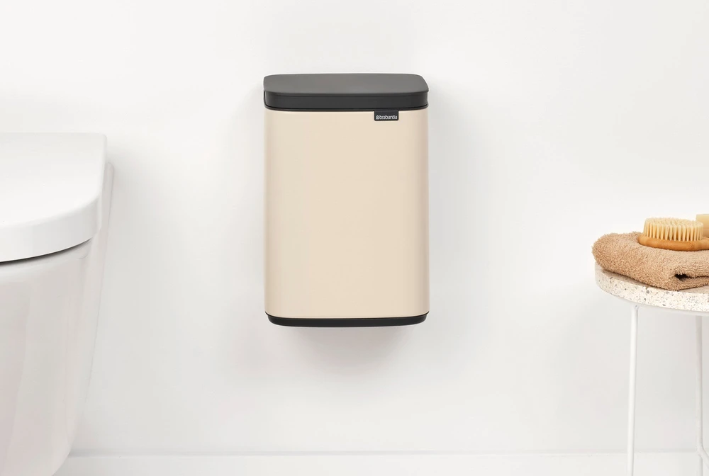 Brabantia Bo Waste Bin, 4L - Soft rusvai gelsvas