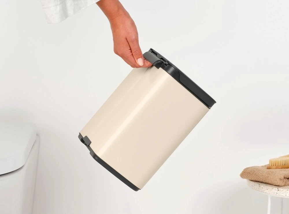 Brabantia Bo Waste Bin, 4L - Soft rusvai gelsvas