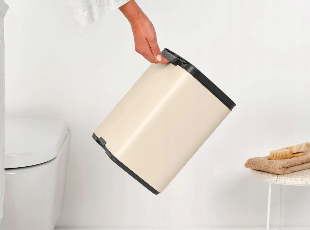 Brabantia Bo Waste Bin, 7L - Soft rusvai gelsvas