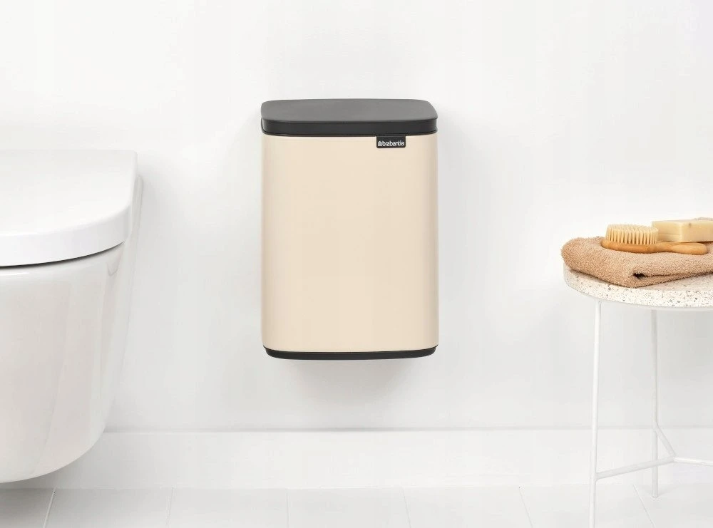 Brabantia Bo Waste Bin, 7L - Soft rusvai gelsvas
