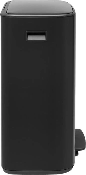 Brabantia Šiukšlių dėžė su pedalu, Bo 60L - matinės juodos spalvos
