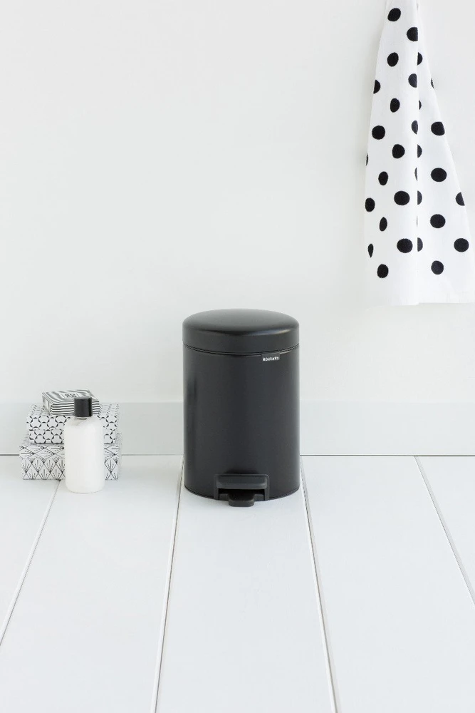 Šiukšliadėžė Brabantia 3 L, 11 33 21 juoda matinė