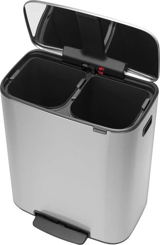 Šiukšliadėžė Brabantia na pedał sidabrinė