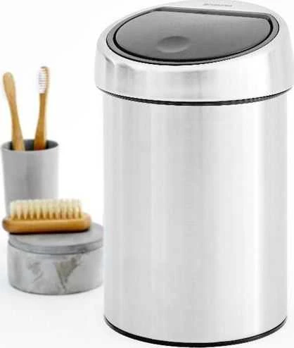 Brabantia Šiukšlių dėžė 3L Touch Bin®, matinis plienas