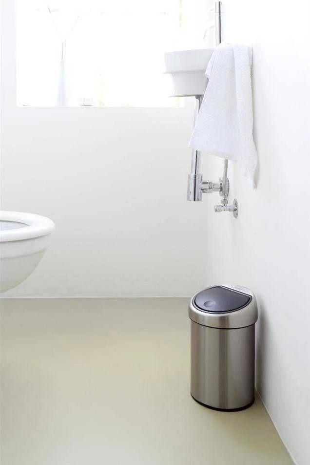 Brabantia Šiukšlių dėžė 3L Touch Bin®, matinis plienas