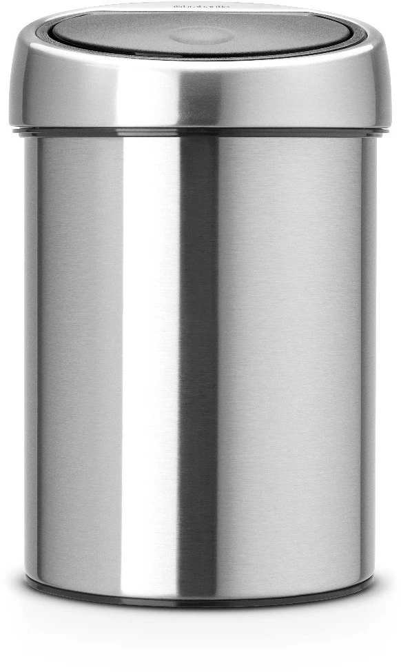 Brabantia Šiukšlių dėžė 3L Touch Bin®, matinis plienas