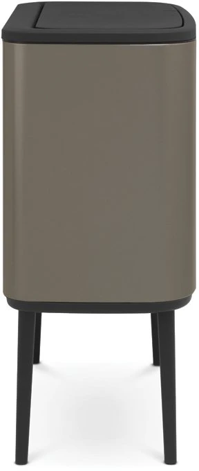 Šiukšlių dėžė Brabantia Bo Touch, 3 x 11 l, Platinos spalvos