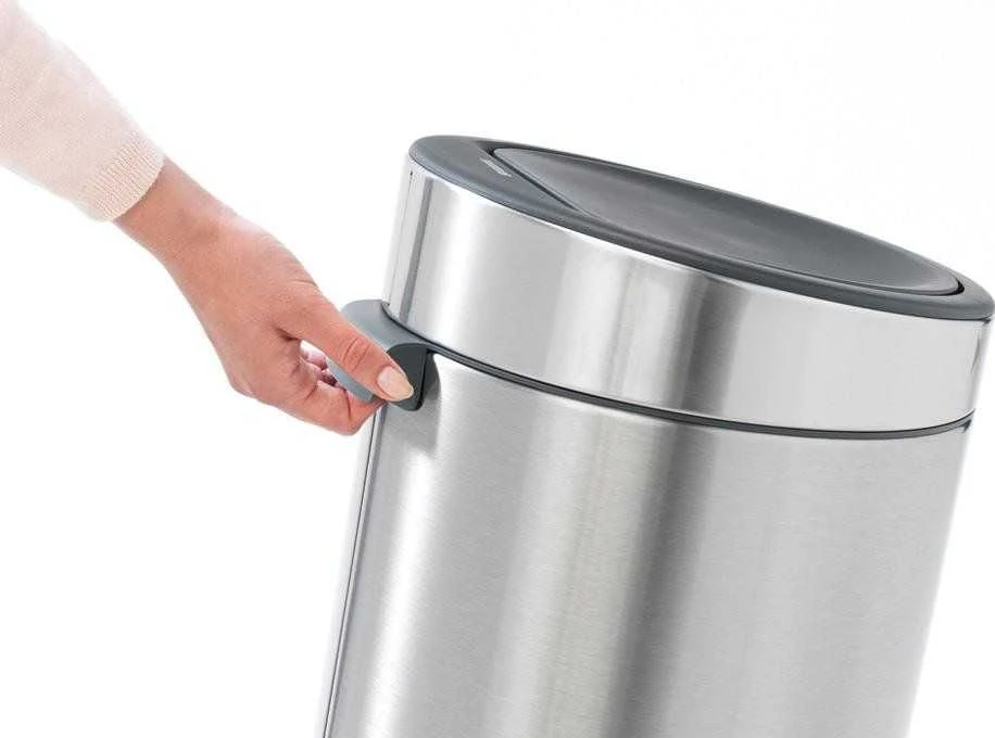 Brabantia Touch Bin Nauja, plieno matinė, 30 L