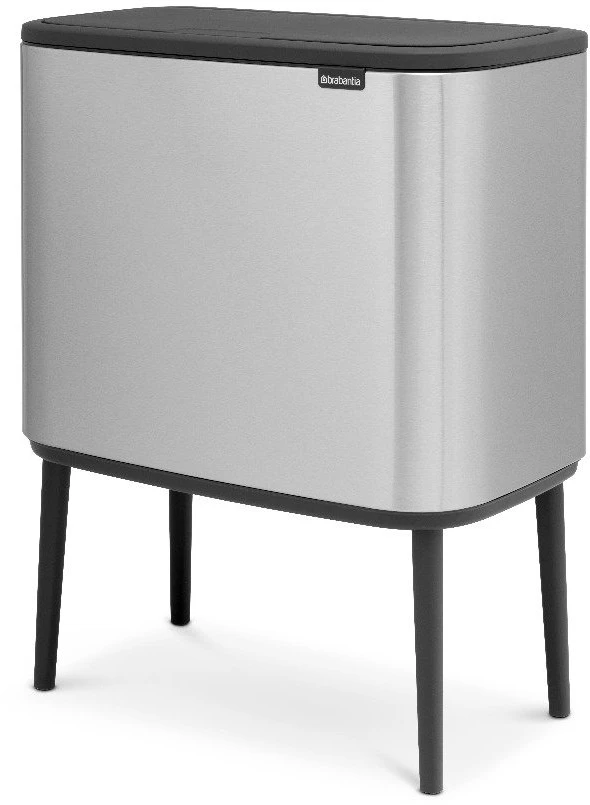Šiukšlių dėžė Brabantia Bo Touch, 36 l, plieno spalvos