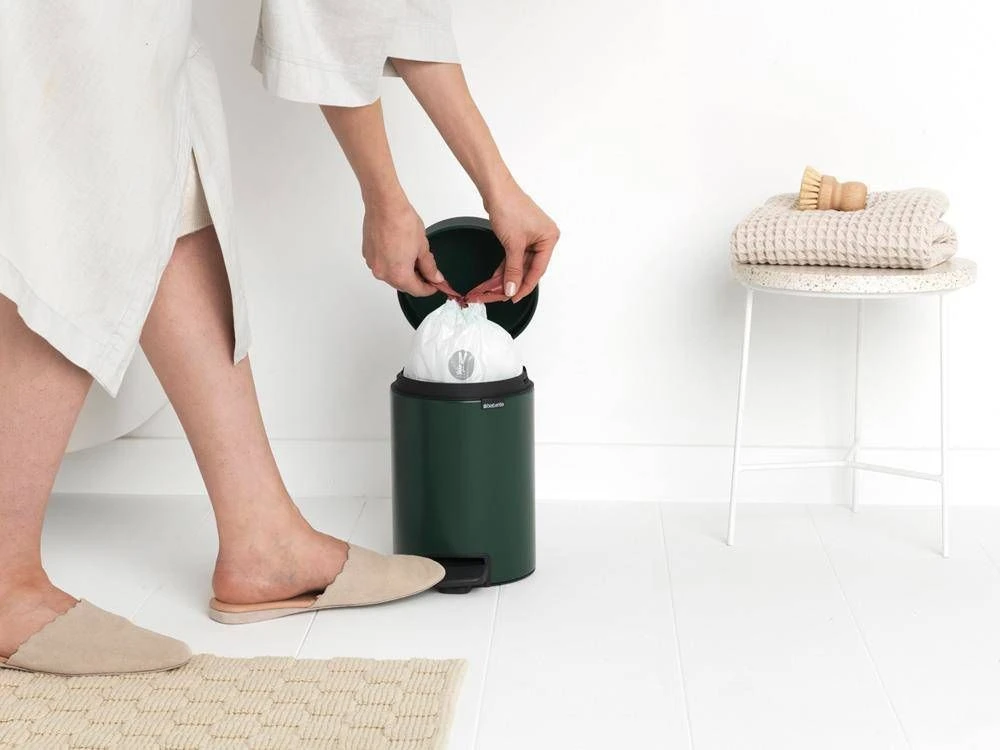 Brabantia atkritumu tvertne ar pedāli NewIcon, 3l, pine žalias
