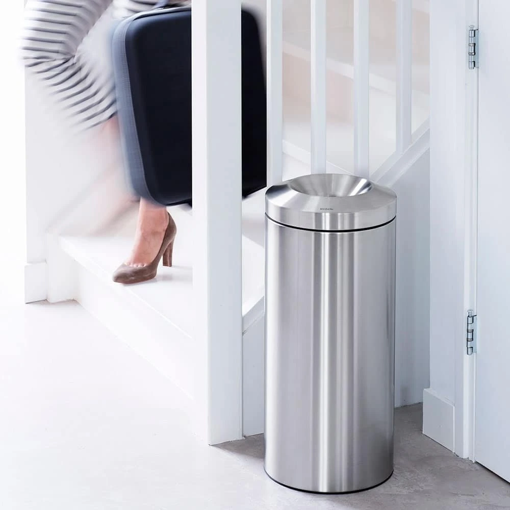 Šiukšliadėžė Brabantia Samogaszący 30l Matt Steel (378621)