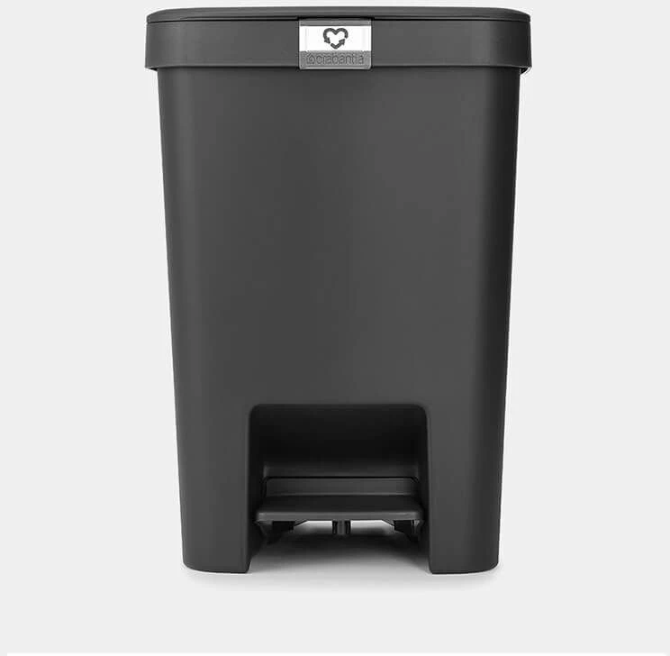 Šiukšliadėžė Brabantia Šiukšliadėžė StepUp su pedałem 25L - Dark Pilkas