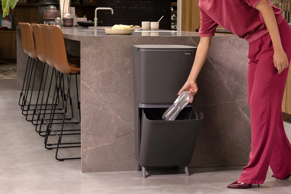 Šiukšlių dėžė Brabantia, SortUp Hi, 10+10+25l