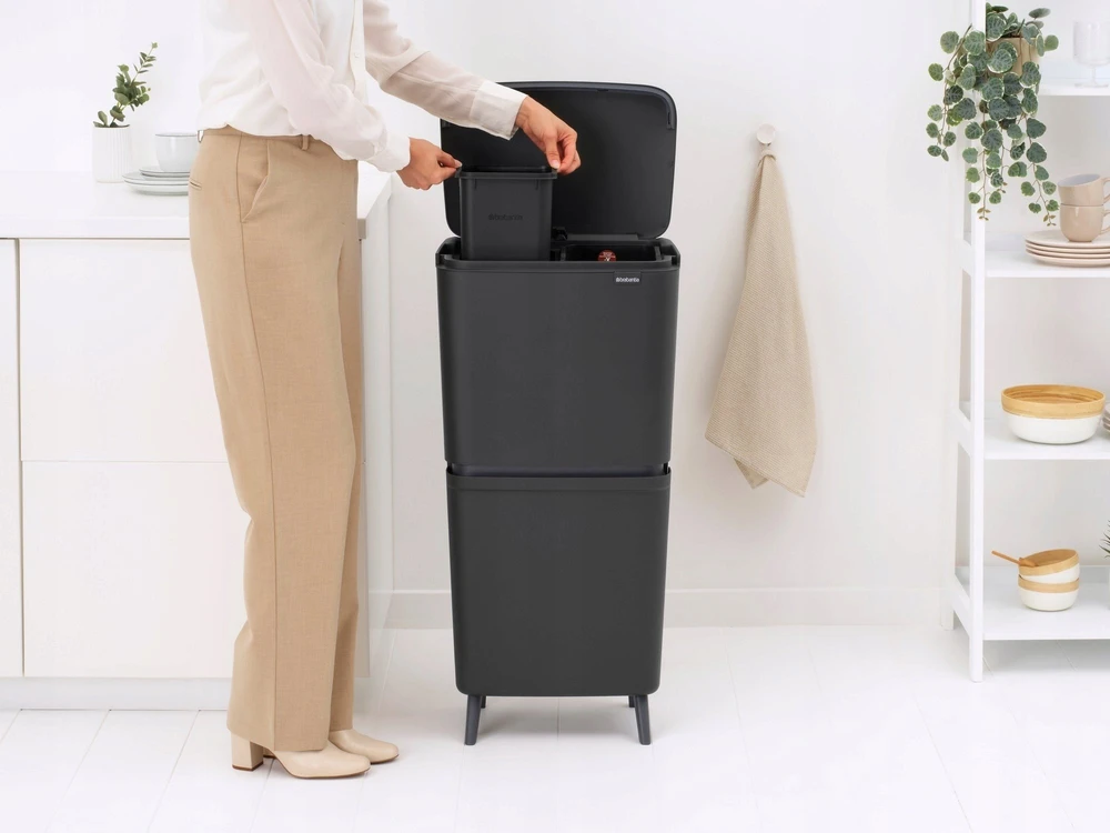 Šiukšlių dėžė Brabantia, SortUp Hi, 10+10+25l