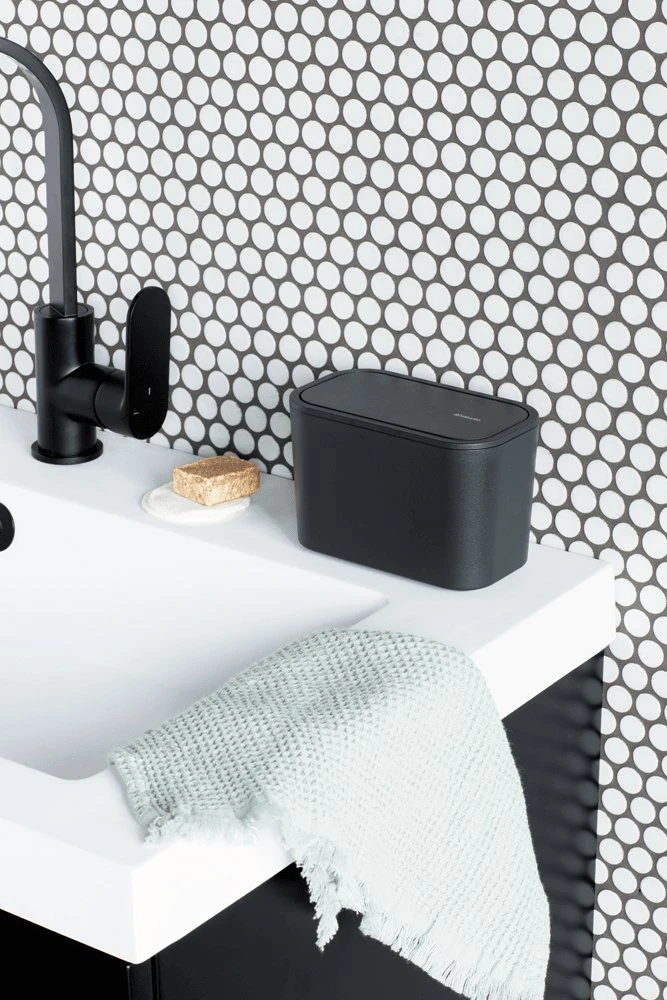 Brabantia atkritumu tvertne MindSet, 150x86 mm, mineral infinite pilkas