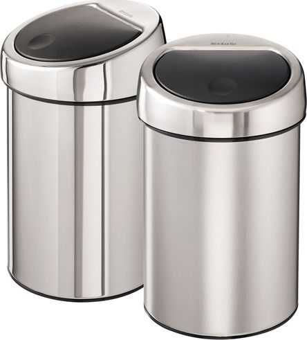 Brabantia lietimui jautrus šiukšliadėžė, 3 litrai, blizgantis plienas
