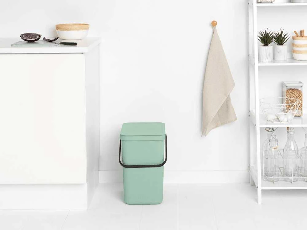 Brabantia Sort & Go Waste Bin Jade Žalias 25 L