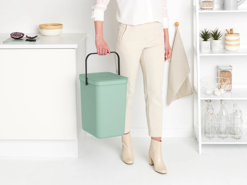Brabantia Sort & Go Waste Bin Jade Žalias 25 L