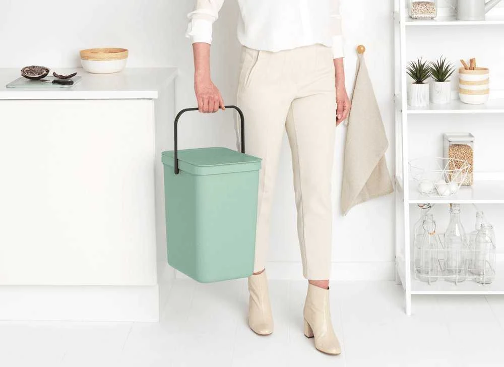 Brabantia Sort & Go Waste Bin Jade Žalias 25 L