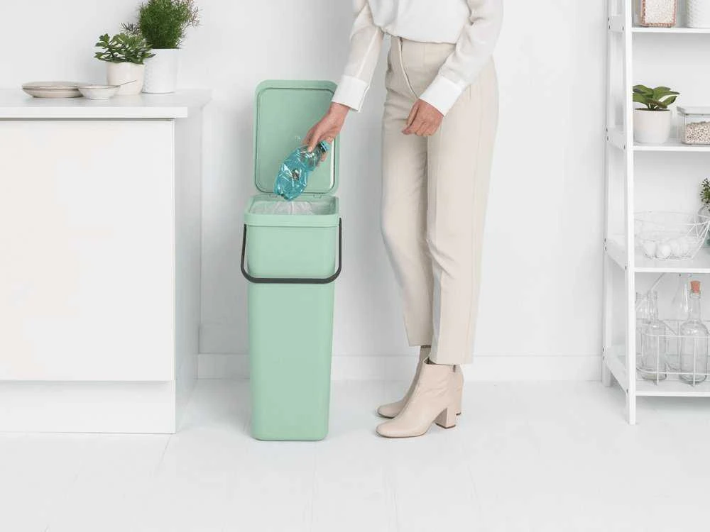 Brabantia Sort & Go Waste Bin Jade Žalias 40 L