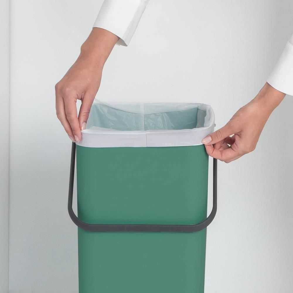 Brabantia „Sorti & Go“, 40 l, stačiakampis, žalias, 267 mm, 341 mm, 620 mm